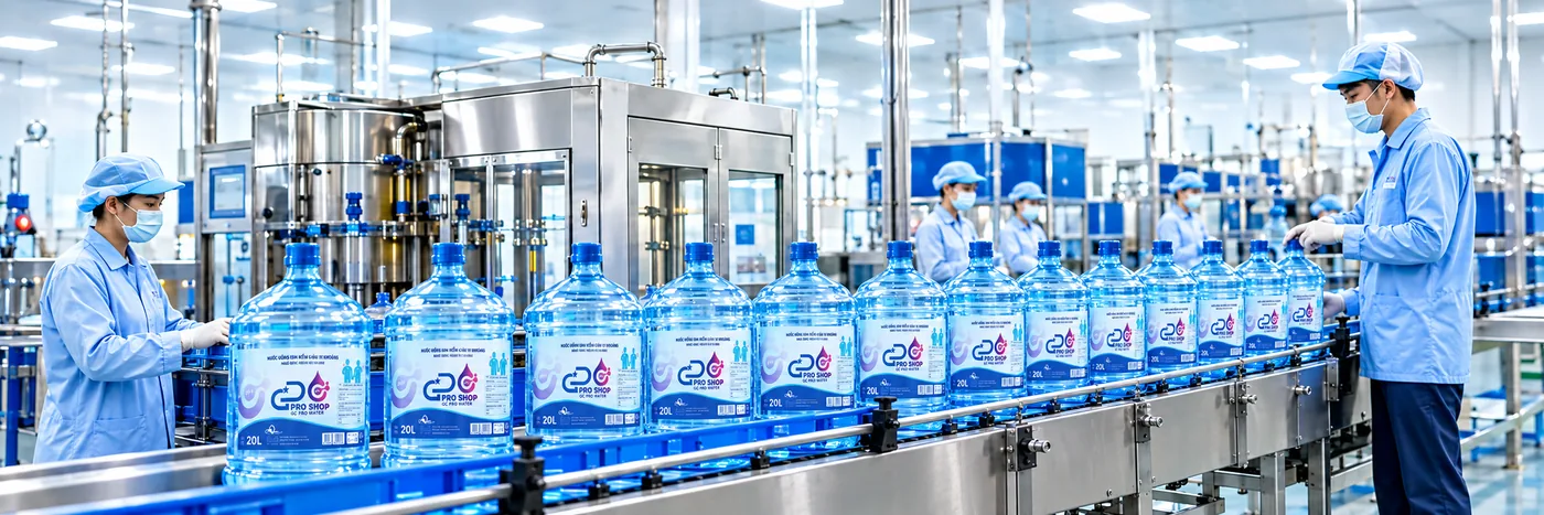 Dây chuyền chiết rót nước